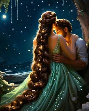 fantasy-couple-long-hair-moonlight-embrace