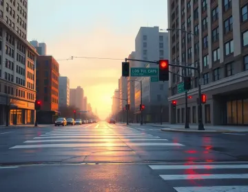 Whispers of an Empty Crosswalk