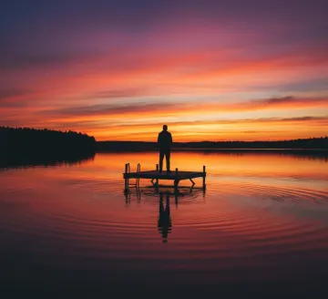 Solitude at Sunset