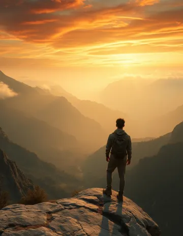 Epic Mountain Adventure Wallpaper