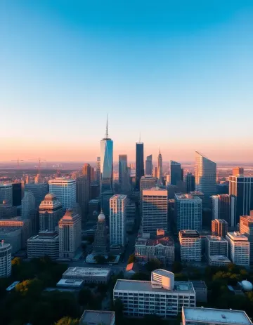 Golden Hour Cityscape