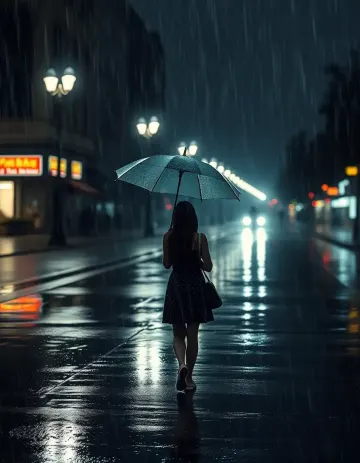 Sad Girl Walking Alone, Feeling Everything