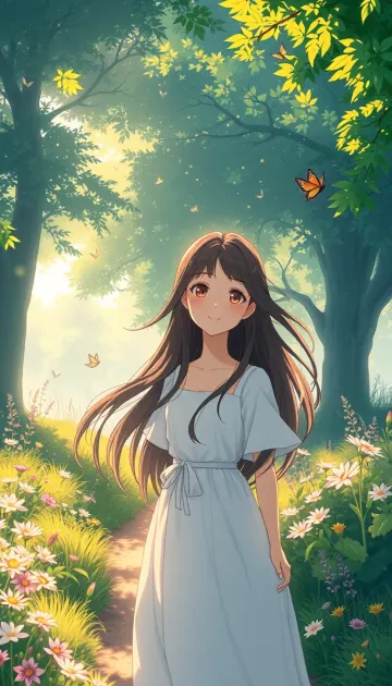 Anime glowing face hd wallpaper