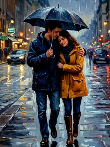 Rainy romance 