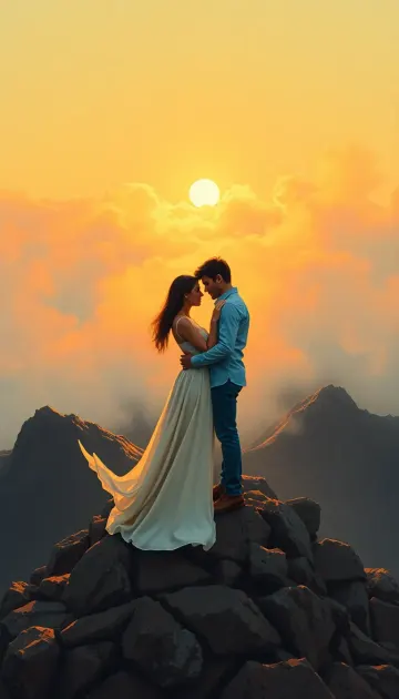 Mountain Hug wallpaper