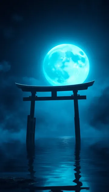 Dark torii gate wallpaper