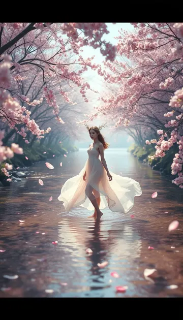 Cherry Blossom Water Spirit