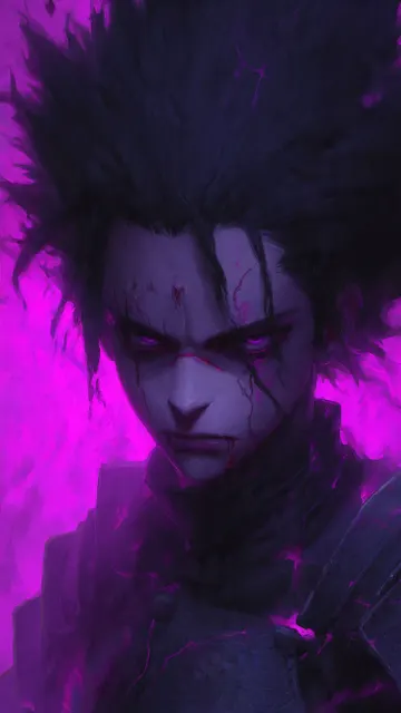 Dark Ultra Ego Warrior - Purple Destructive Aura