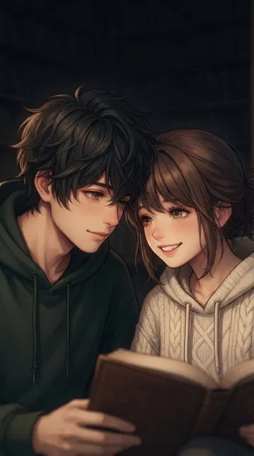 Quiet Library Couple World