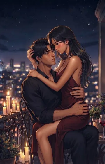 Midnight Romance under the City Lights