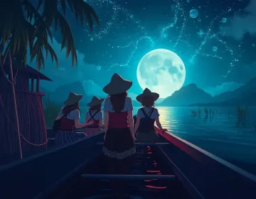 Girls in fantasy wolrd