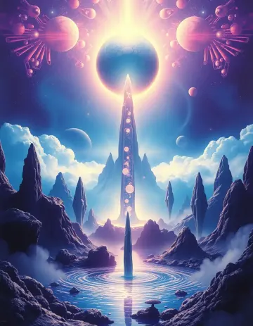 Surreal Cosmic Realm