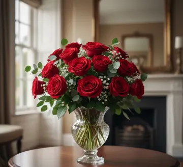 luxury_red_rose_bouquet_vase_home_dec