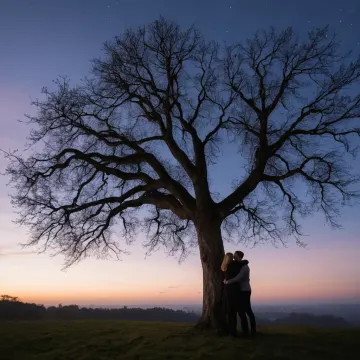 Couple hug