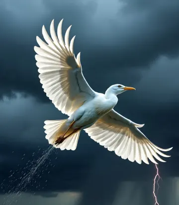 white-egret-flying-stormy-sky-lightning