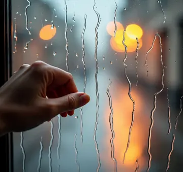 hand-touching-rainy-window-street-lights-bokeh