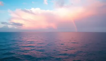 Rainbow Ocean Horizon
