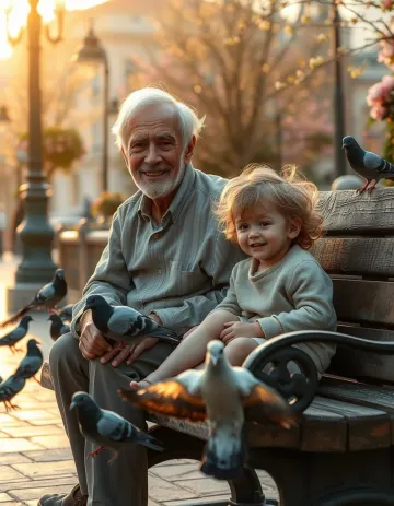Generations on a Bench