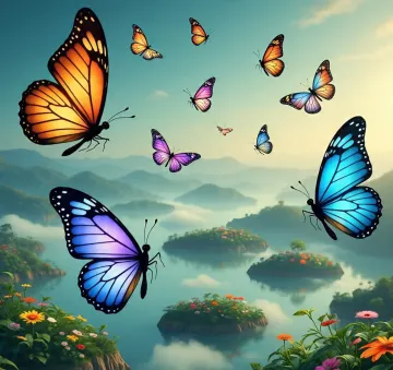 Butterflies Over the Misty Isles