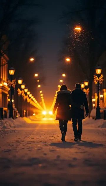 Snowy street