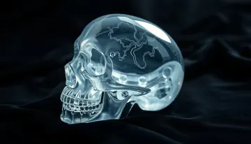 Crystal skull shadow 4k