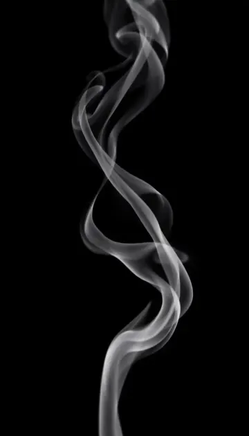 Wisps of smoke rise gracefully mobile wallpaper