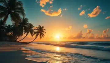 Golden Horizon Serenity Wallpaper