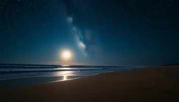 Moonlit Tranquility 4k wallpaper