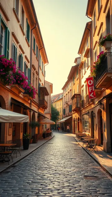 Vintage European Street 4k wallpaper