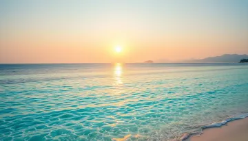 Crystal Morning Coast wallpaper