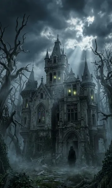 Haunted Mansion Horror 4K Wallpaper – Dark Gothic Nightmare