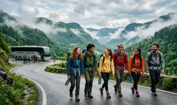 College Trip Adventure in the Mountains