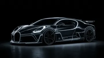 Supercar Black Wallpaper 4K