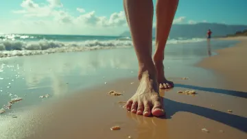 Walk in beach