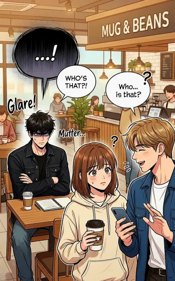 Jealousy brewing in the café. 