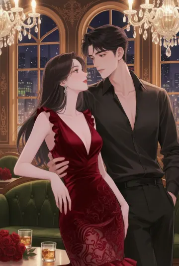 anime-style-manhwa-couple-glamorous-dinner
