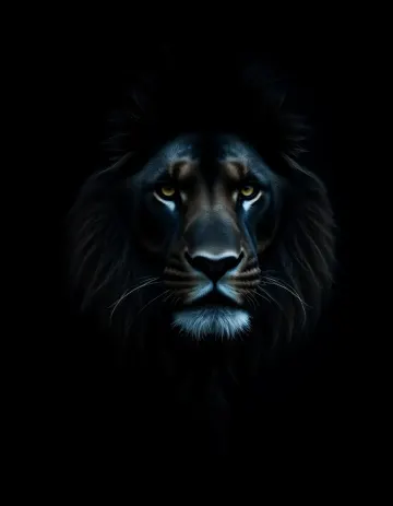 Dark Lion with Cool Undertones