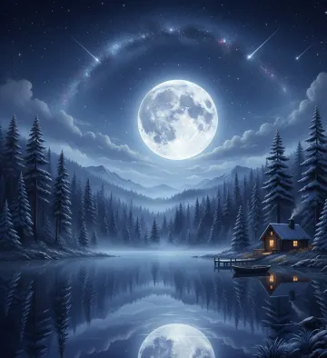 Full_Moon_Winter_Lake_Cabin_Night_Sky