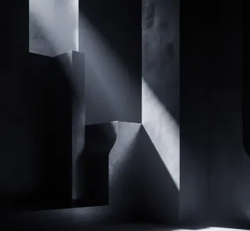 Moody concrete architecture light shadow