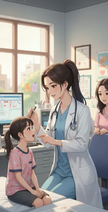 pediatric-doctor-examining-child-throat