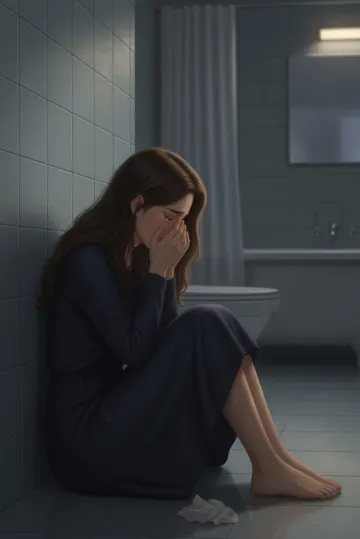 Woman-Crying-Bathroom-Mental-Health-Anxiety