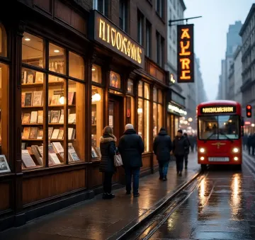 bookstore-city-street-rain-bus