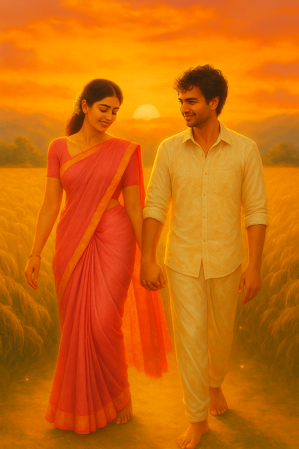 Golden Sunset Stroll