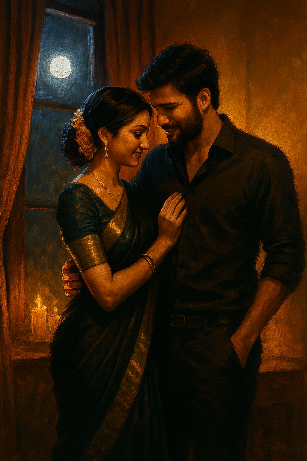 Moonlit Devotion – Tamil Romance Tribute