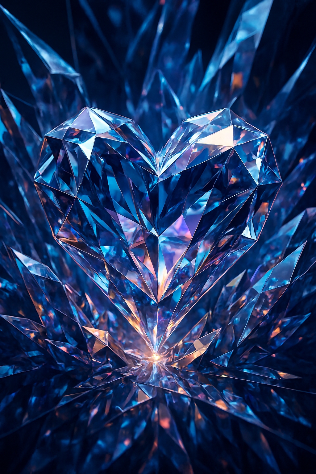 Crystalline Heart of Love – Refraction and Emotion 