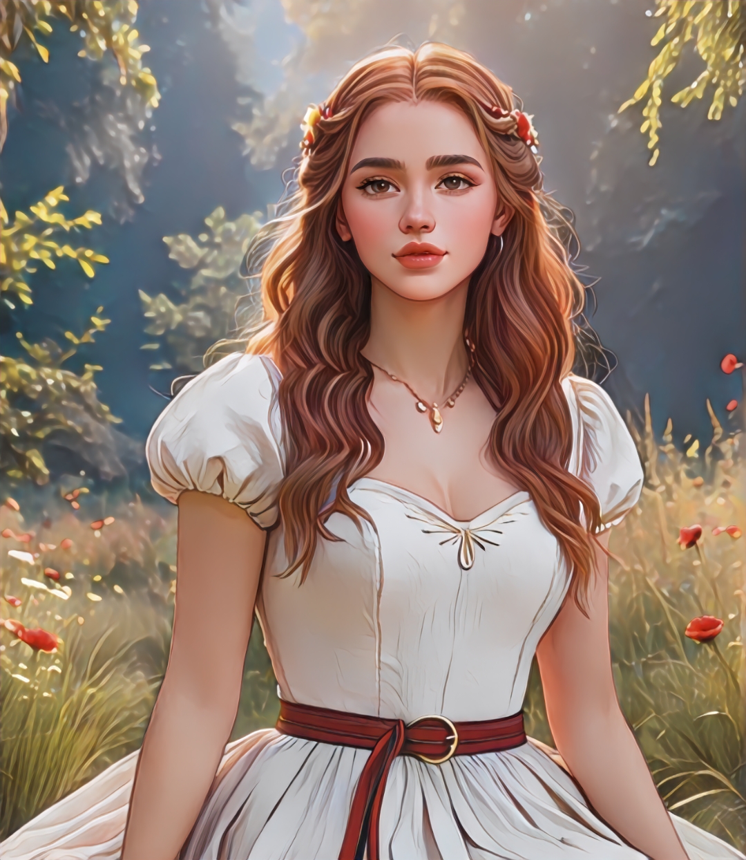 enchanted_forest_princess_white_dress